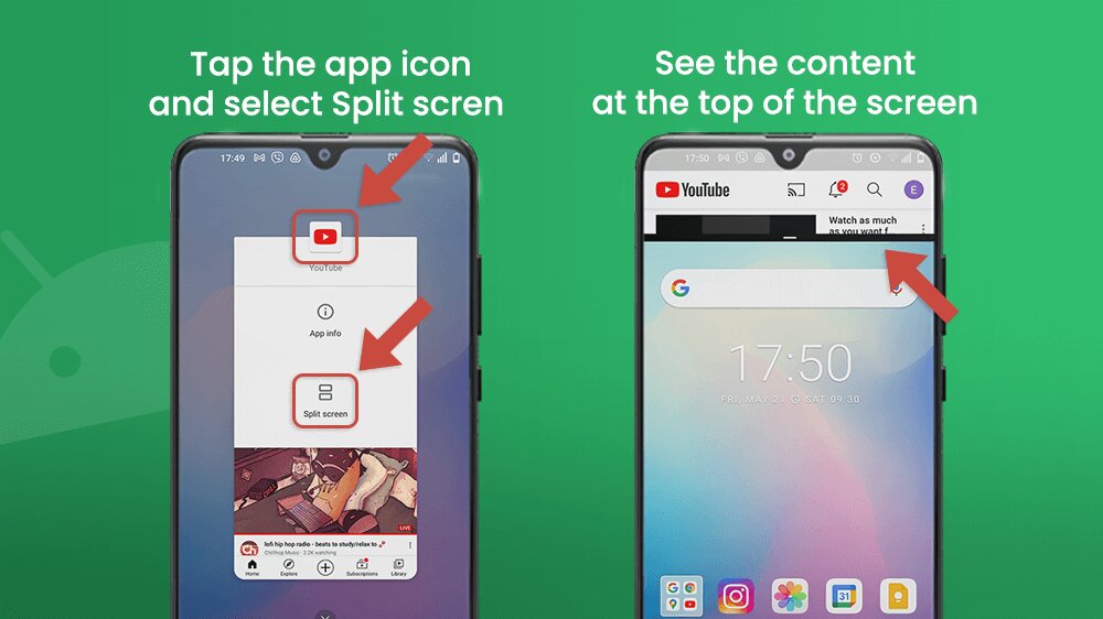 Reconfiguring Split Screen Settings