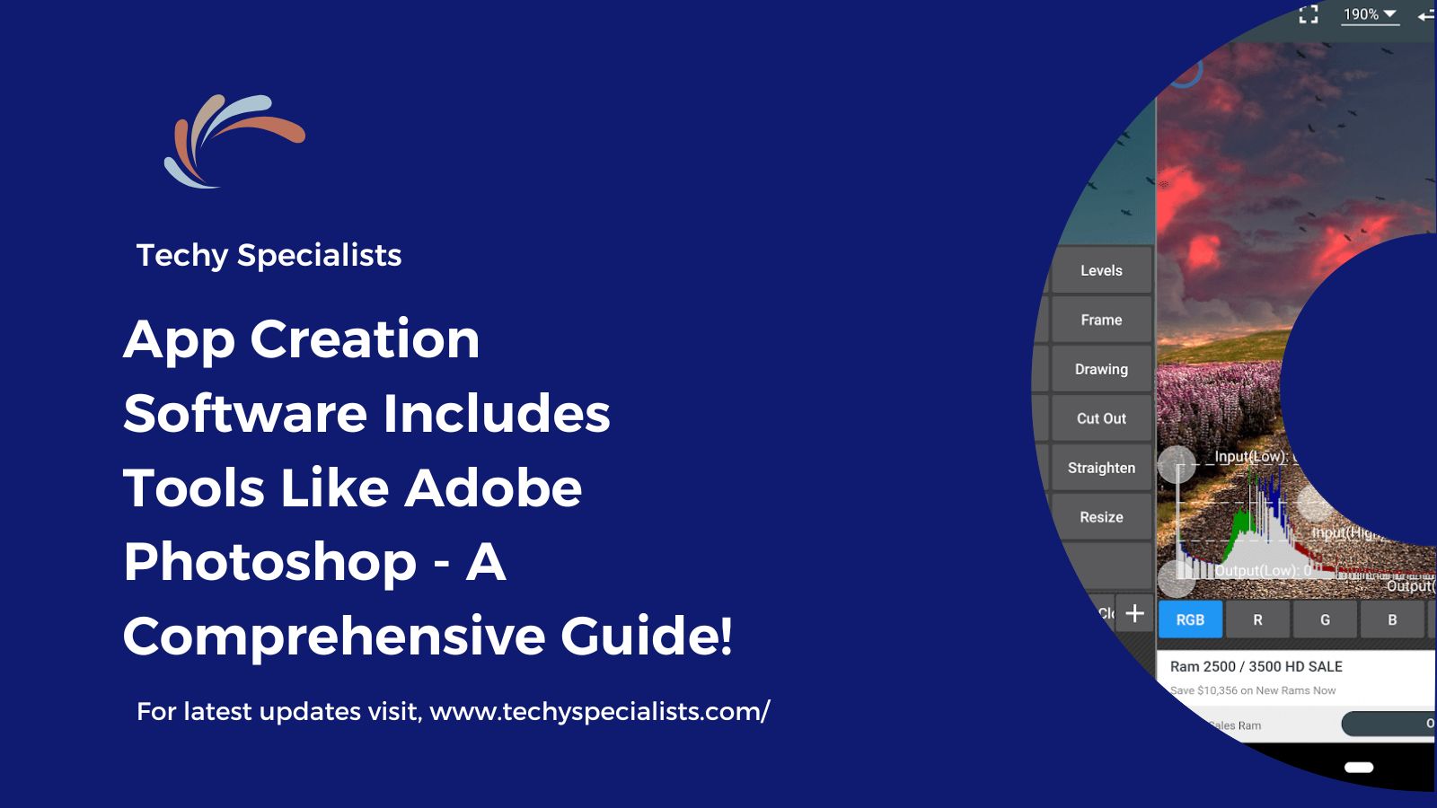 App Creation Software Includes Tools Like Adobe Photoshop - A Comprehensive Guide!